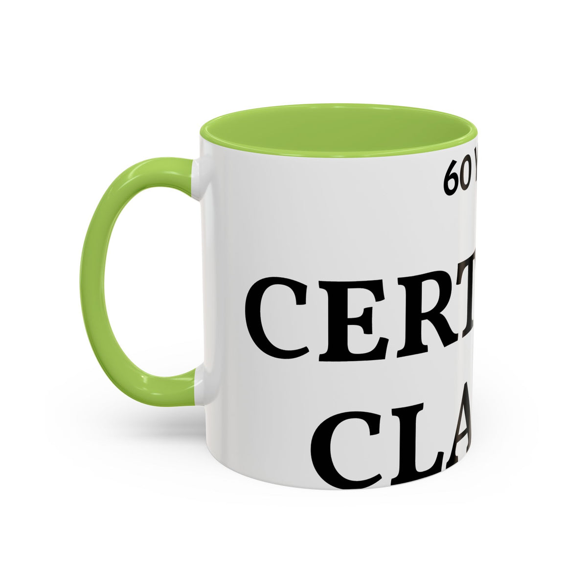 60 Years Certified Classic Coffee Mug — Anniversary Gift for Dad or Grandpa