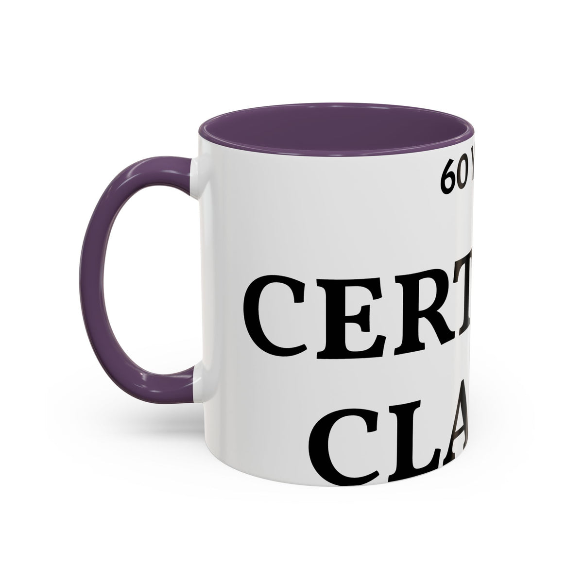 60 Years Certified Classic Coffee Mug — Anniversary Gift for Dad or Grandpa