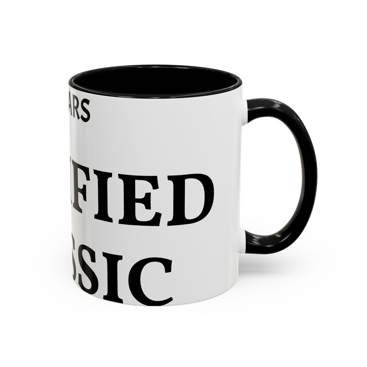 60 Years Certified Classic Coffee Mug — Anniversary Gift for Dad or Grandpa