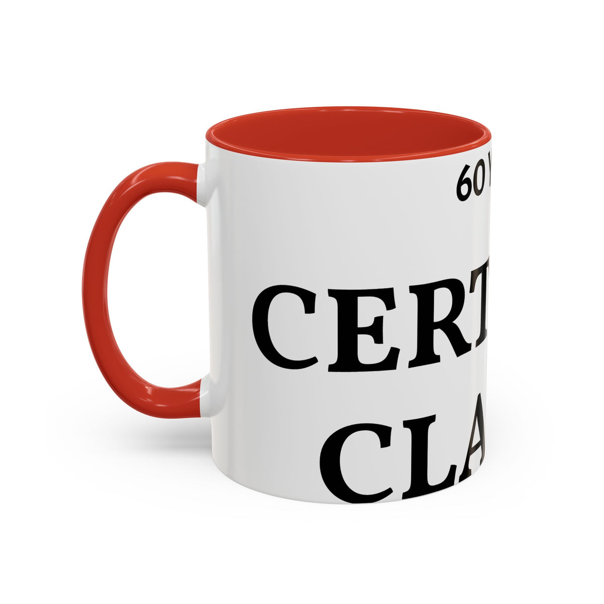 60 Years Certified Classic Coffee Mug — Anniversary Gift for Dad or Grandpa