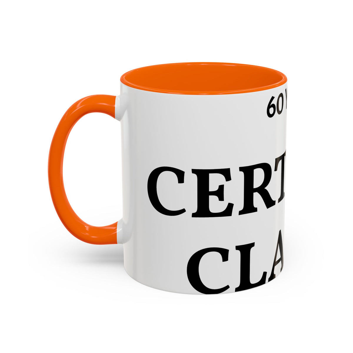 60 Years Certified Classic Coffee Mug — Anniversary Gift for Dad or Grandpa