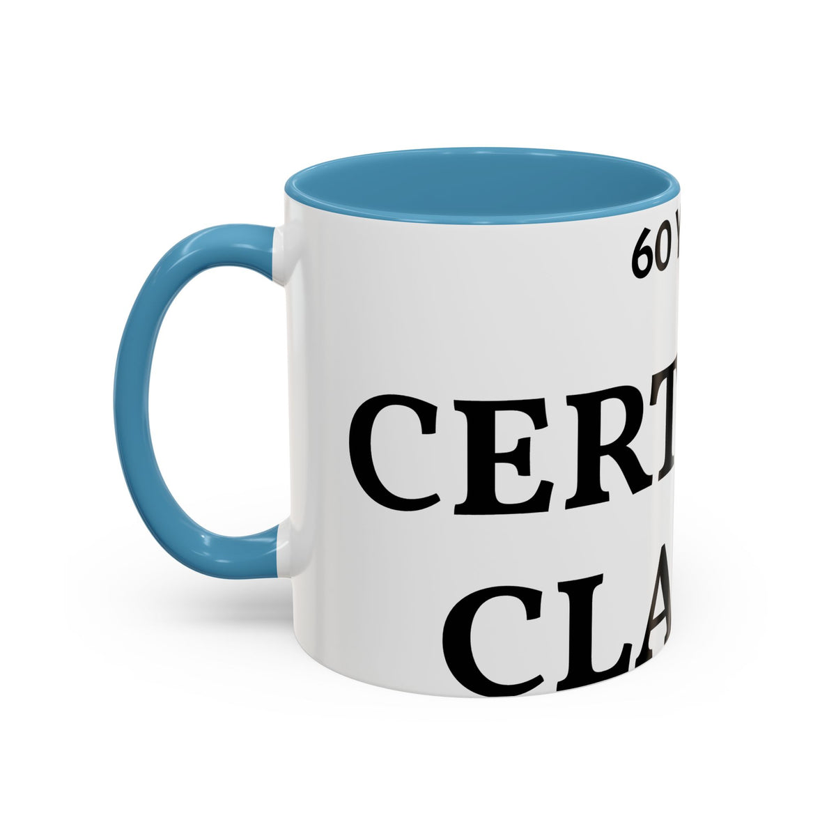 60 Years Certified Classic Coffee Mug — Anniversary Gift for Dad or Grandpa
