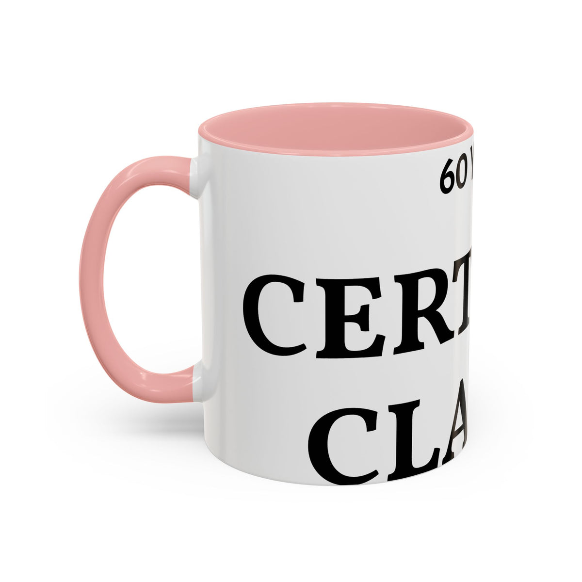 60 Years Certified Classic Coffee Mug — Anniversary Gift for Dad or Grandpa