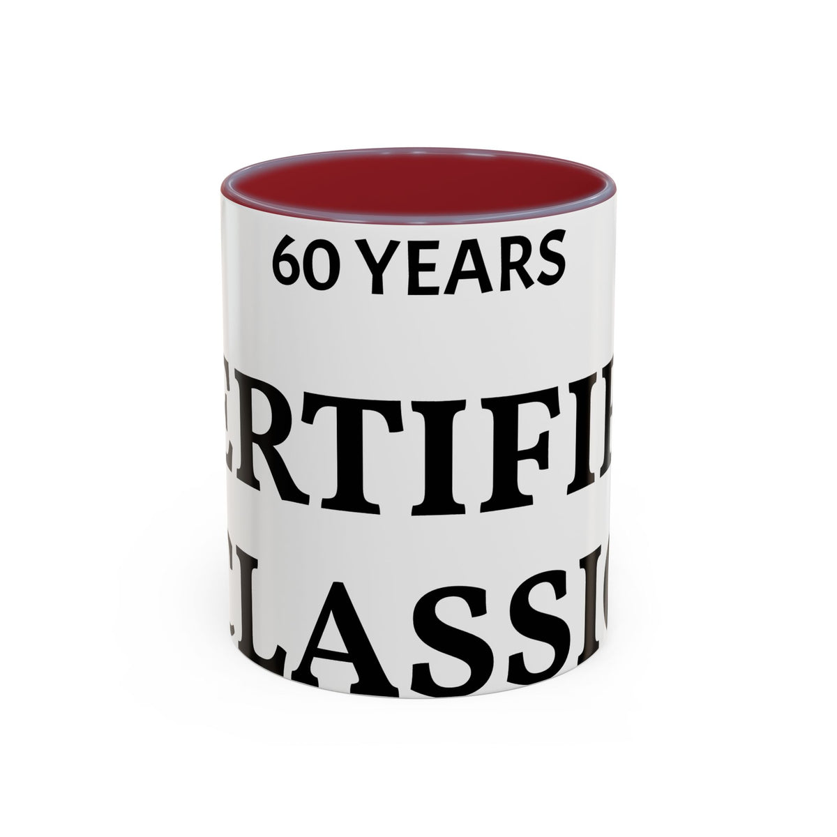 60 Years Certified Classic Coffee Mug — Anniversary Gift for Dad or Grandpa
