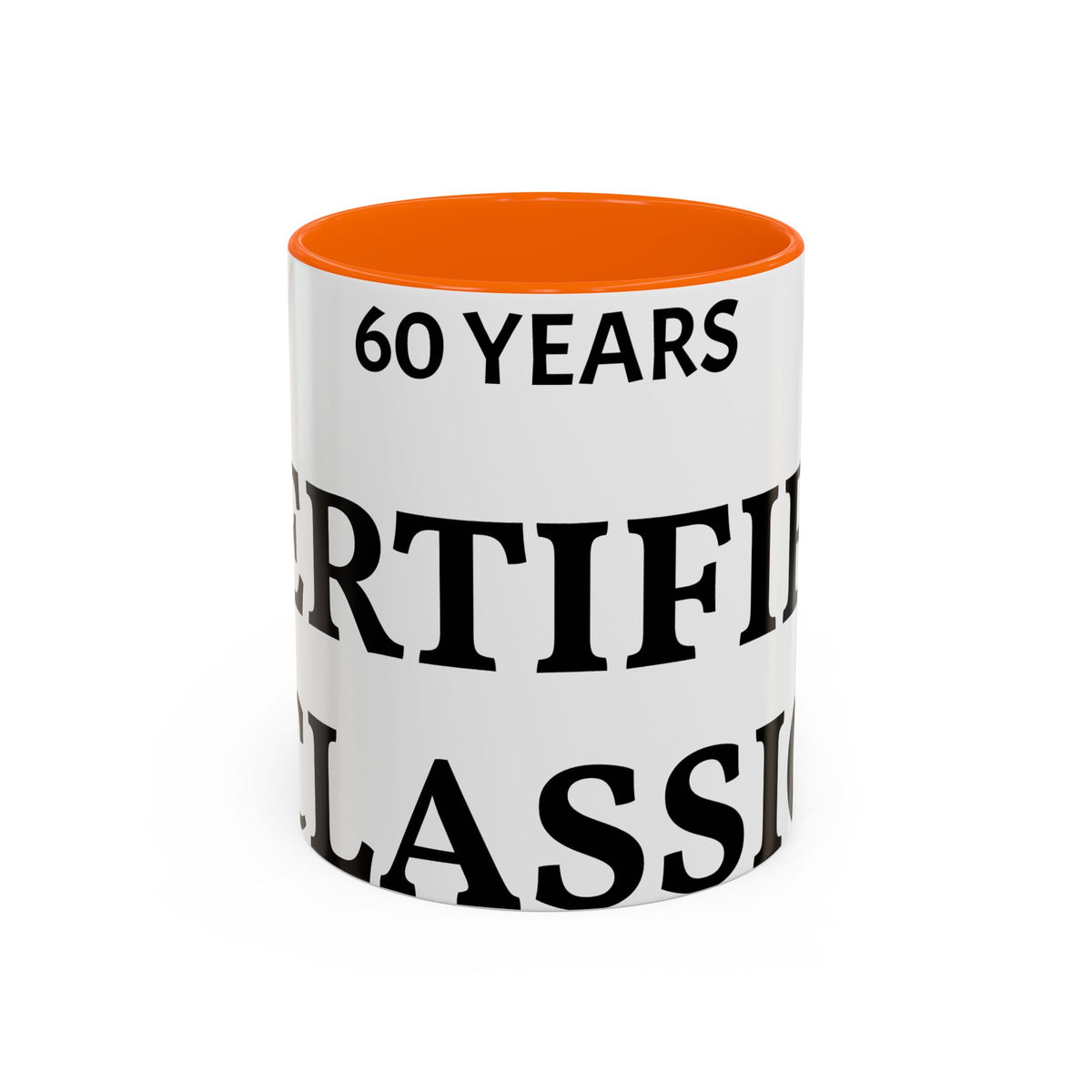 60 Years Certified Classic Coffee Mug — Anniversary Gift for Dad or Grandpa