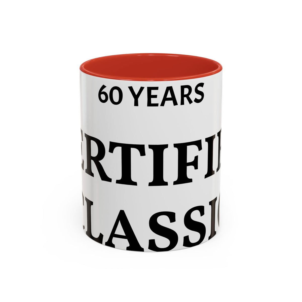 60 Years Certified Classic Coffee Mug — Anniversary Gift for Dad or Grandpa