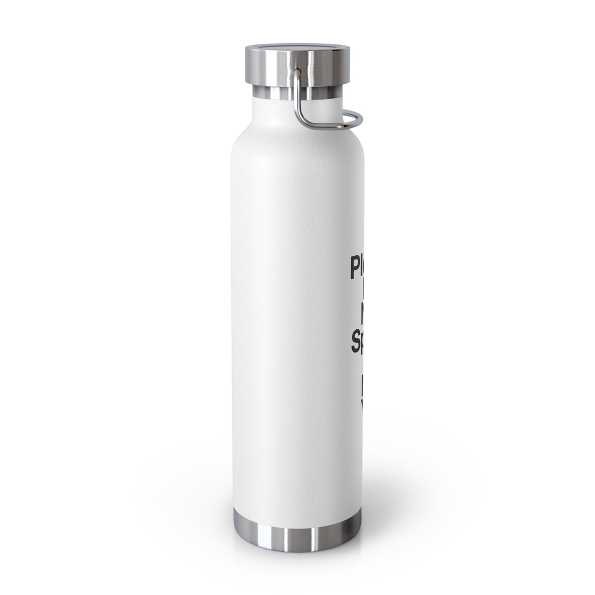 Please Do Not Speak To Me Yet 22oz Insulated Water Bottle — Funny Morning Coffee Thermos