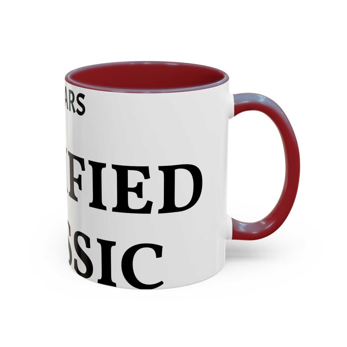 60 Years Certified Classic Coffee Mug — Anniversary Gift for Dad or Grandpa