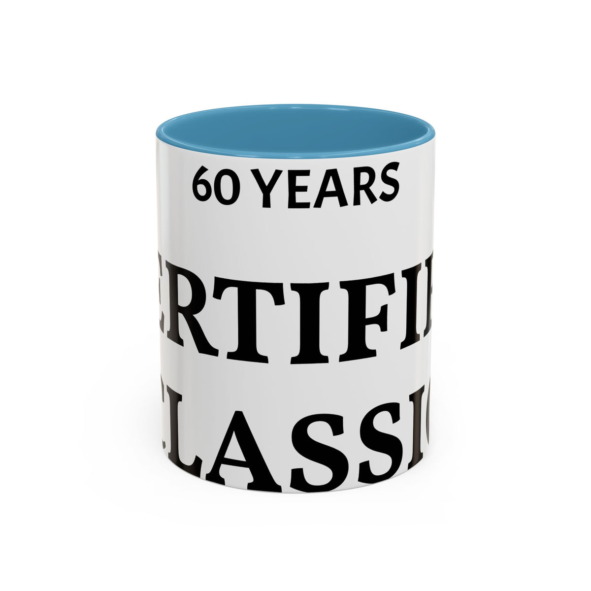 60 Years Certified Classic Coffee Mug — Anniversary Gift for Dad or Grandpa
