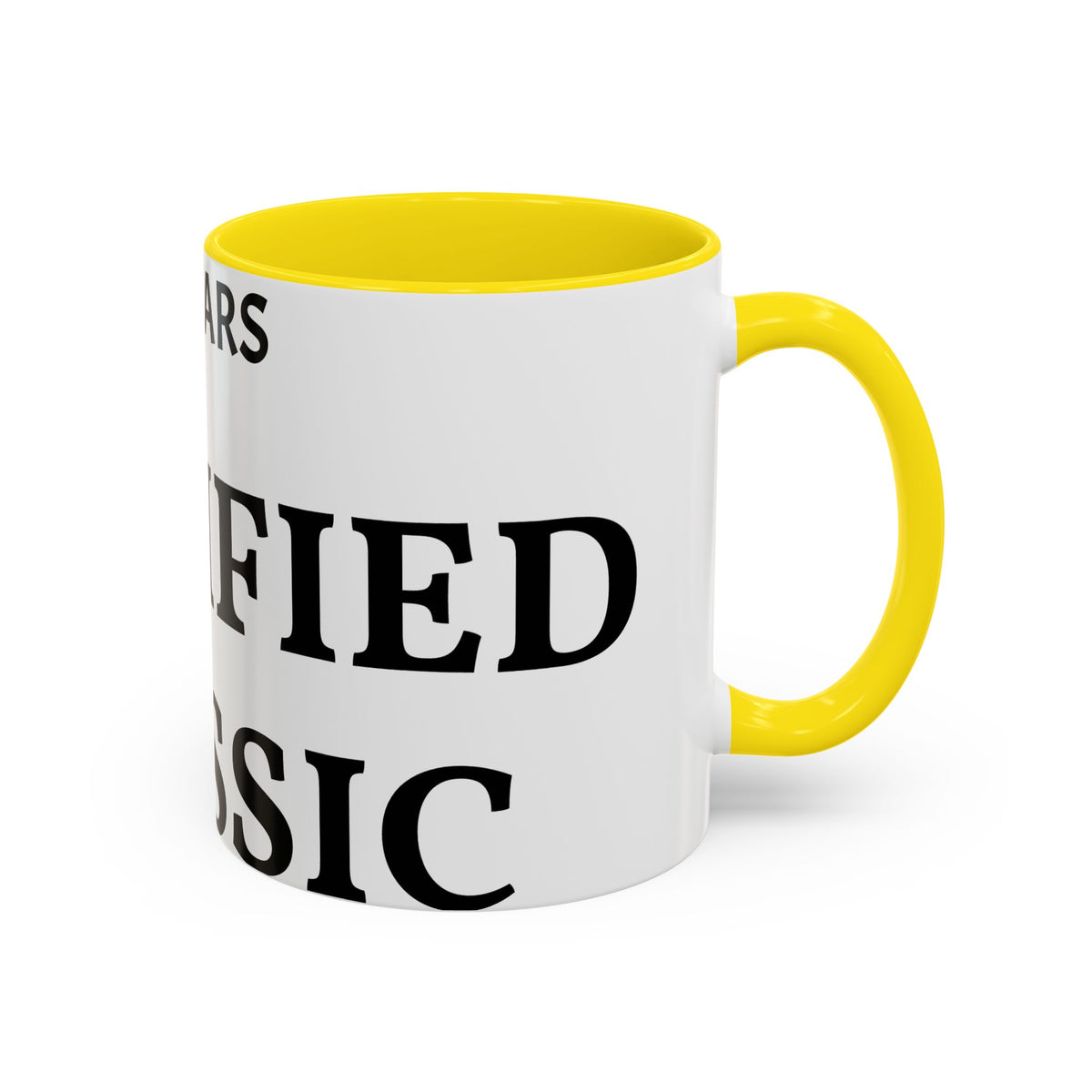 60 Years Certified Classic Coffee Mug — Anniversary Gift for Dad or Grandpa