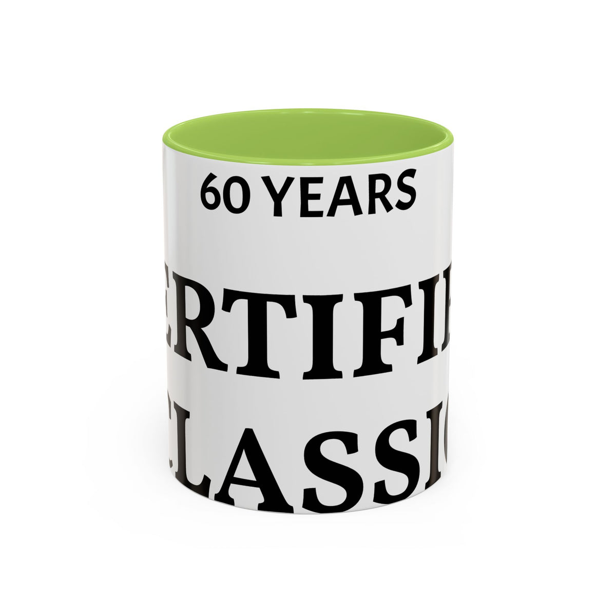 60 Years Certified Classic Coffee Mug — Anniversary Gift for Dad or Grandpa