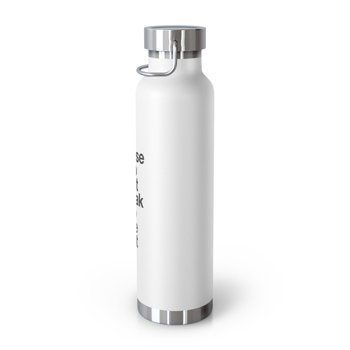 Please Do Not Speak To Me Yet 22oz Insulated Water Bottle — Funny Morning Coffee Thermos