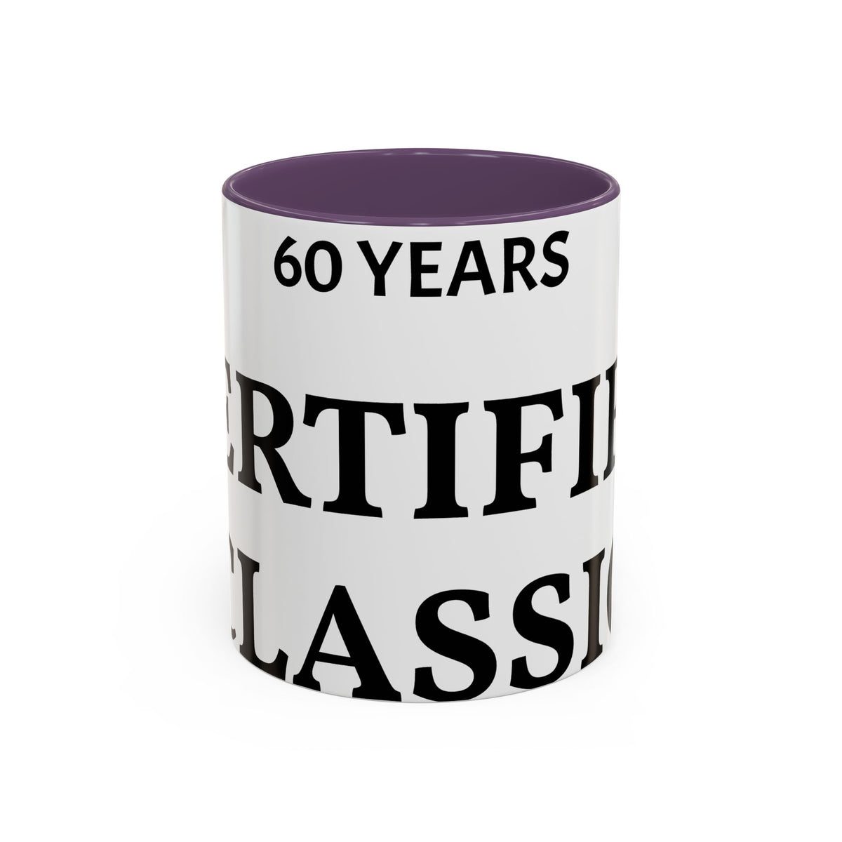 60 Years Certified Classic Coffee Mug — Anniversary Gift for Dad or Grandpa