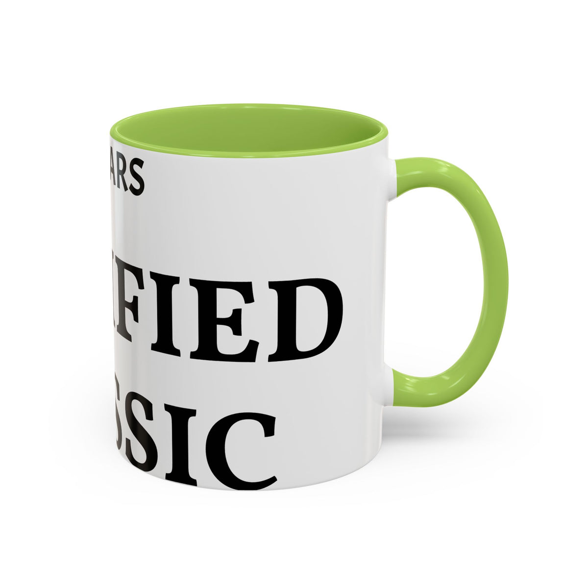 60 Years Certified Classic Coffee Mug — Anniversary Gift for Dad or Grandpa